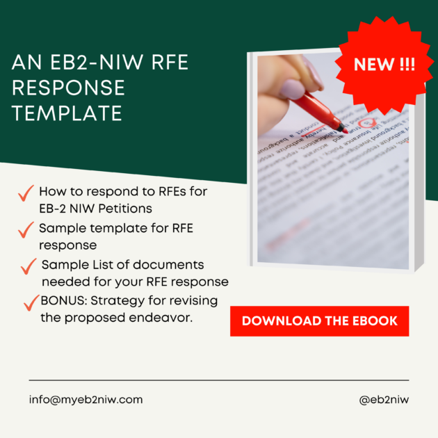 EB2-NIW RFE Response Template
